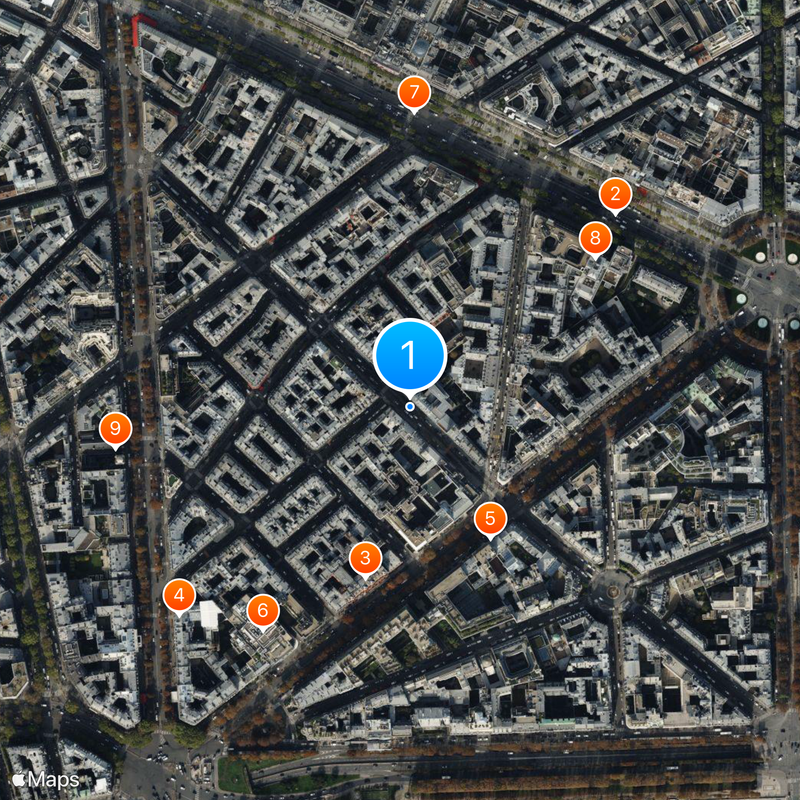 Triangle d'or Map
