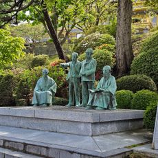 四天王像（函館四天王 今井市右衛門・平田文右衛門・渡邉熊四郎・平塚時蔵像）