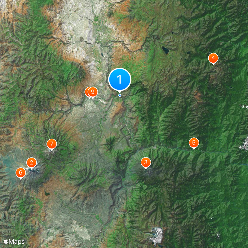 Provincia del Tungurahua Mappa