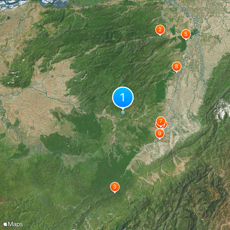 Distretto di Karbi Anglong Mappa