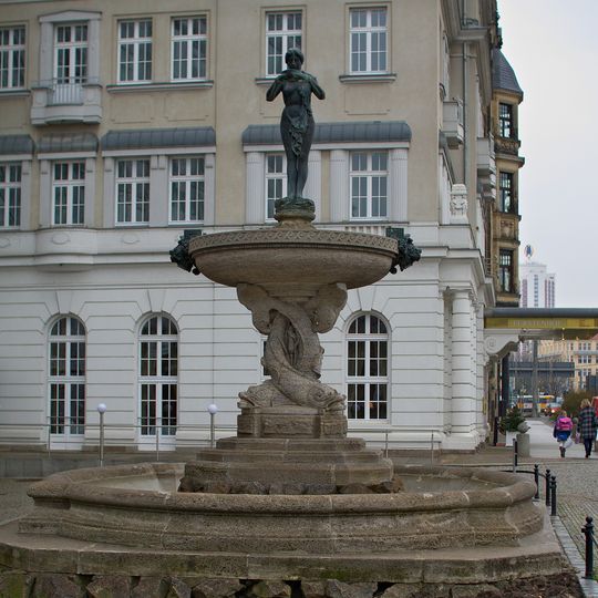 Brunnen in Leipzig Tröndlinring