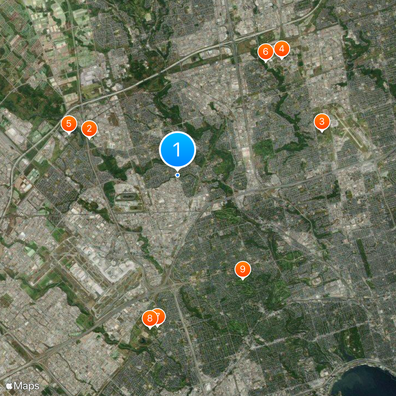 Rexdale Map