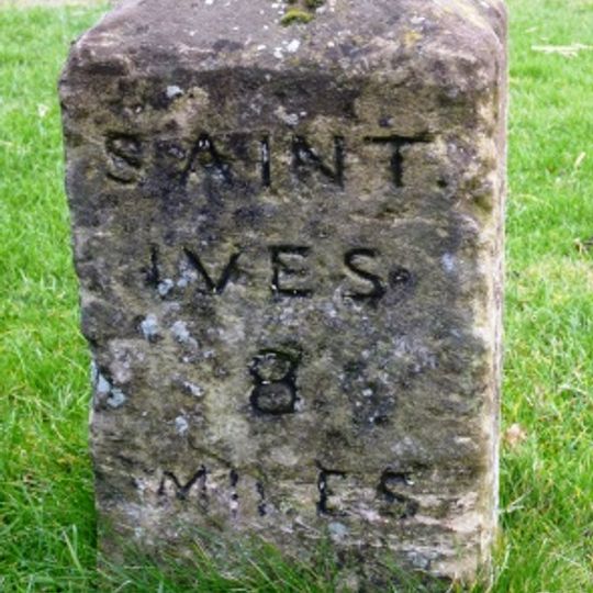 Milestone To East Of Milestone Farmhouse