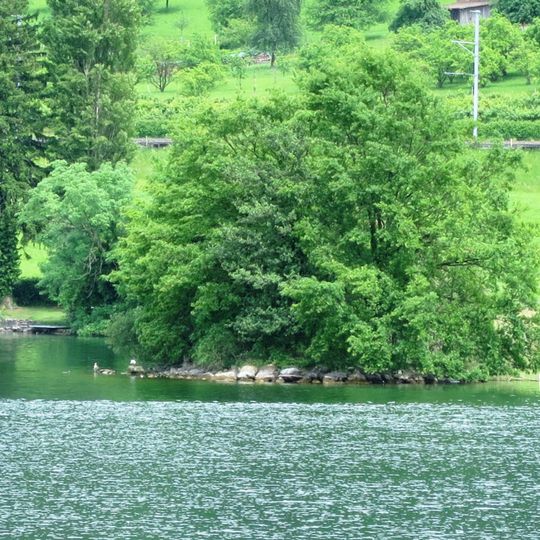 Insel Eielen, Jungsteinzeitliche Seeufersiedlungen, Artherstrasse