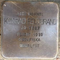 Stolperstein en memoria de Konrad Feldbrand
