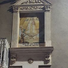 Ceramic panel of Our Lady of Angels