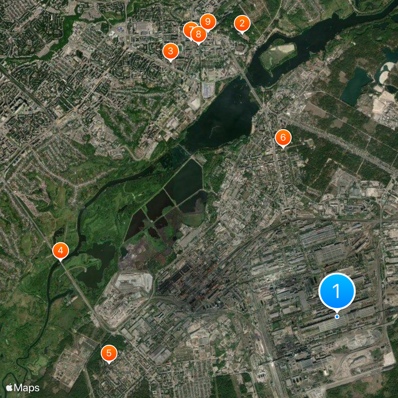 Novolipetsk Steel Plant Map