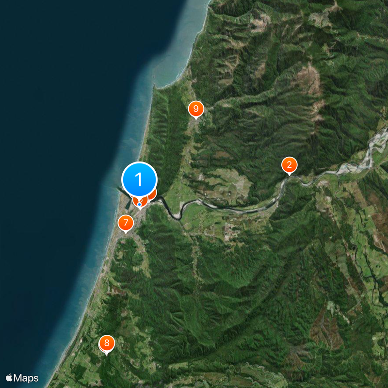 Greymouth Map