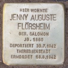 Stolperstein dedicated to Jenny Auguste Flörsheim