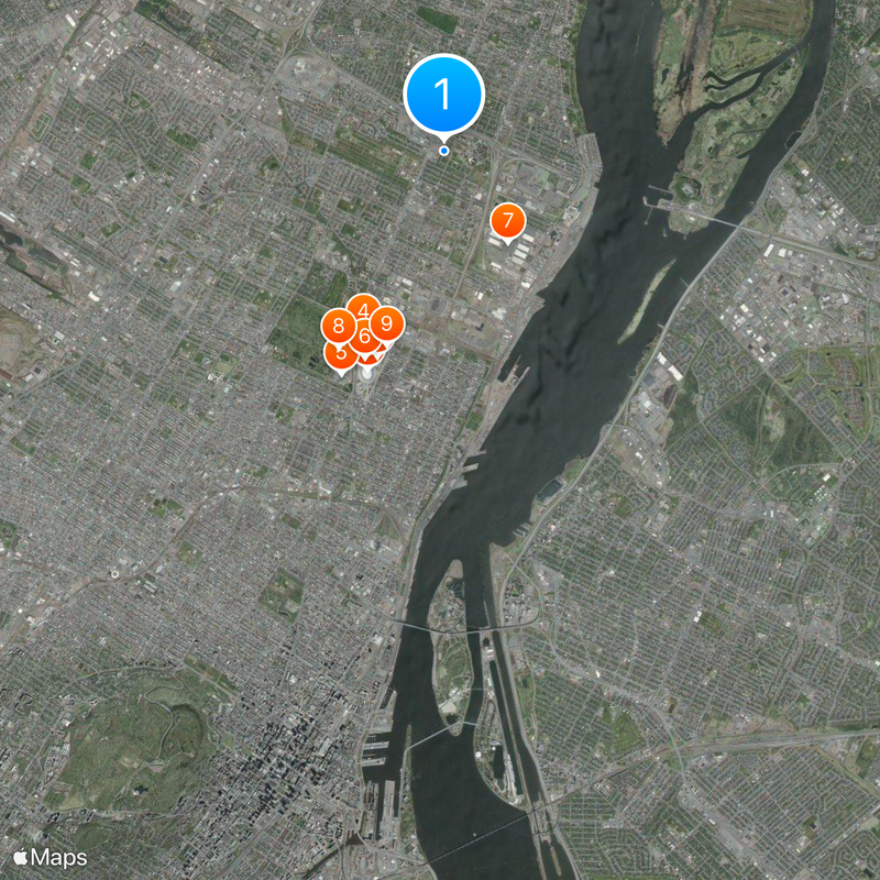 Bourget Map