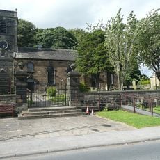 Gates and gate piers to churchyard of Church of St James
