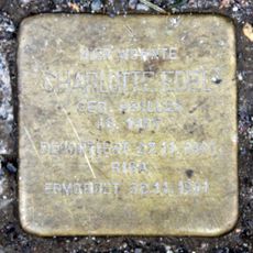 Stolperstein dedicated to Charlotte Edel