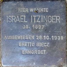 Stolperstein für Israel Itzinger