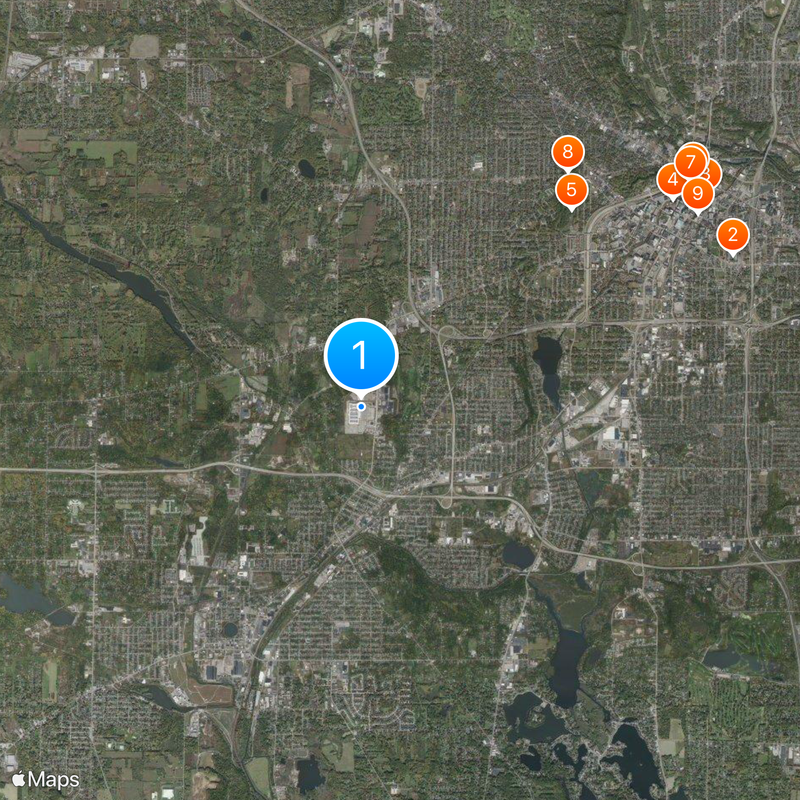 Rolling Acres Mall Map
