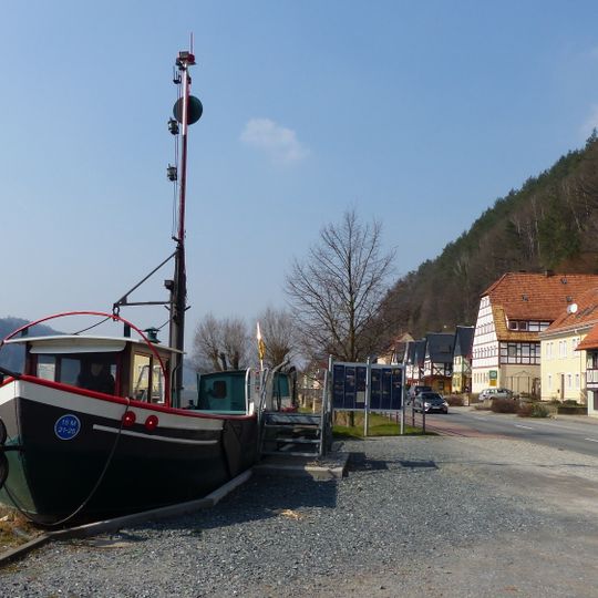 Gierseilfähre Postelwitz–Krippen Postelwitz