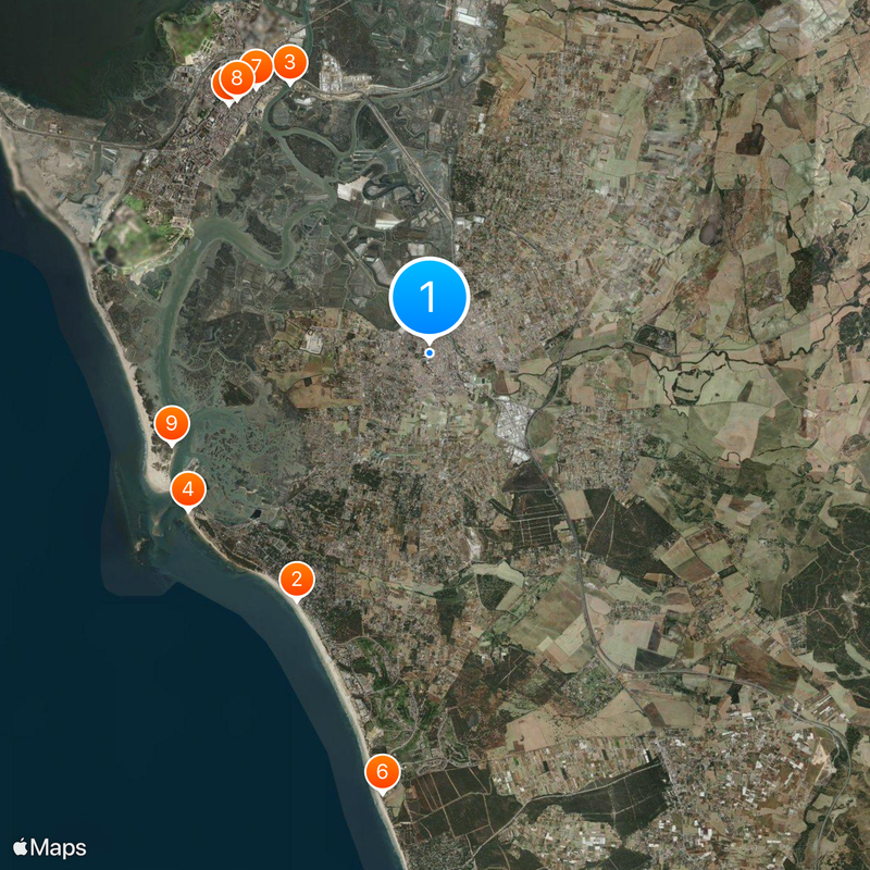 Chiclana de la Frontera Carte