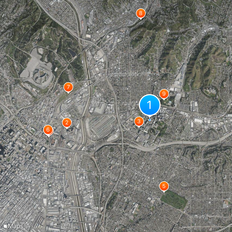 Keck School of Medicine of USC Map