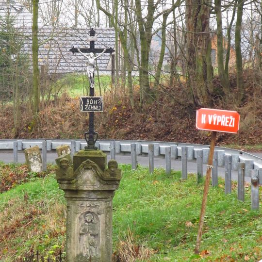 Wayside cross in Záskalí