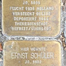 Stolperstein dedicated to Eugen Petzall
