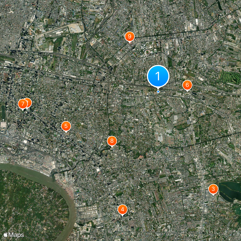 Kasem Bundit University Map