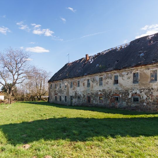 Wohnstallhaus eines ehemaligen Dreiseithofes Bergstraße 1
