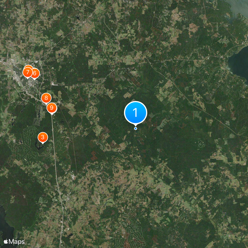 Karolyi Ranch Map