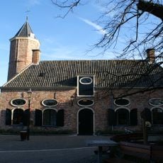 Buitenplaats Westhove: bouwhuis aan oostzijde