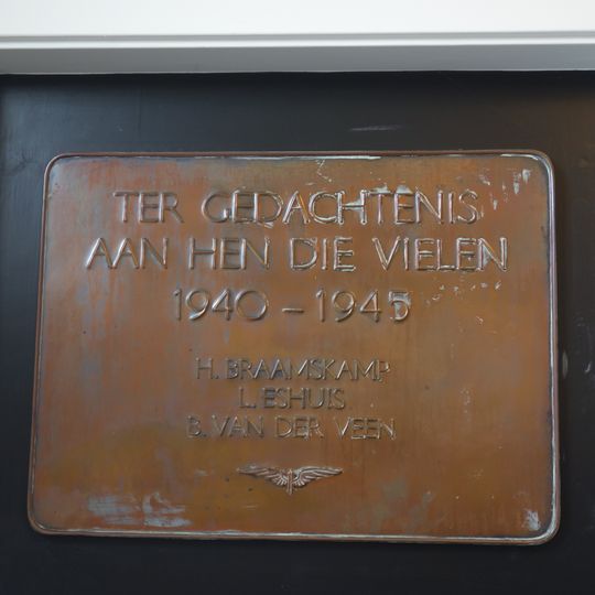 Plaquette in het NS-station