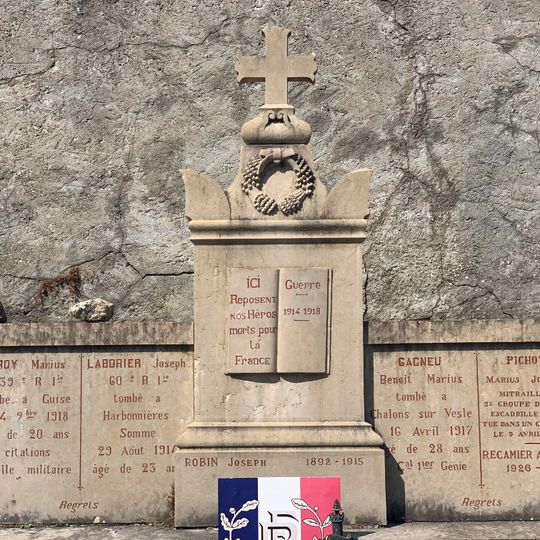 War memorial of Cemetery of Montagnieu