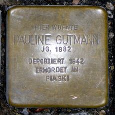 Stolperstein en memoria de Pauline Gutmann