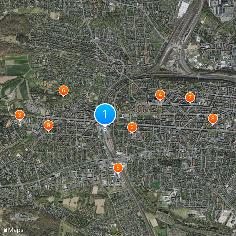 Kassel-Wilhelmshöhe Map