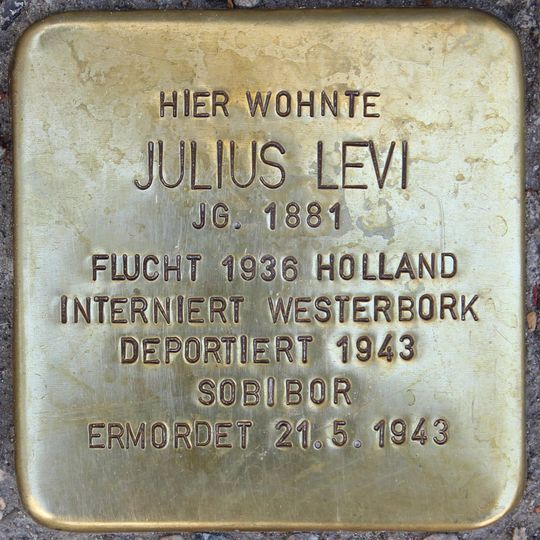 Stolperstein für Julius Levi