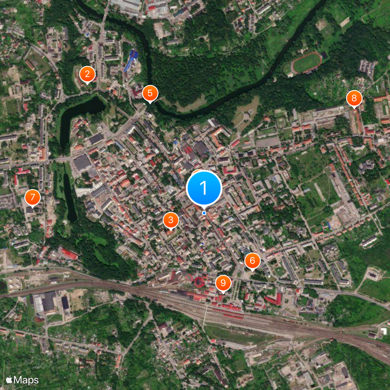 Tcherniakhovsk Carte