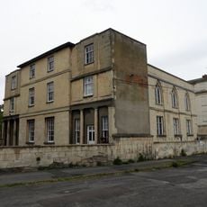 Number 32 With Attached Walls Piers And Area Railings