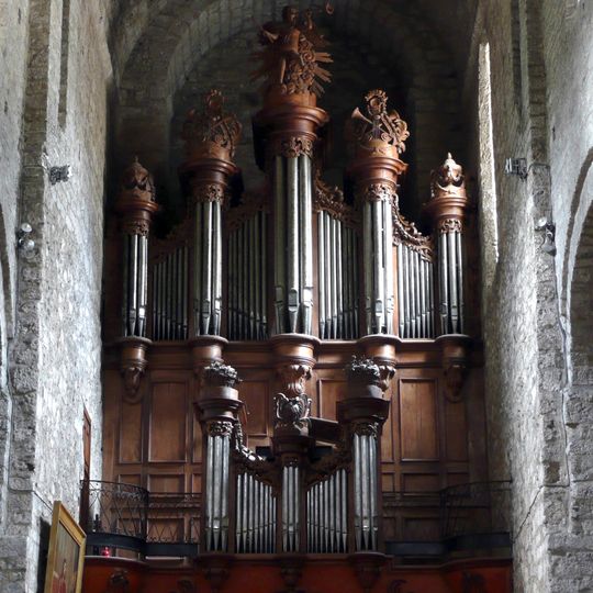 Organo a canne nella chiesa abbaziale di Saint-Guilhem-le-Désert