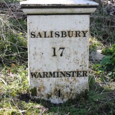 Mile Post About 150 Metres East Of Junction With Park Lane