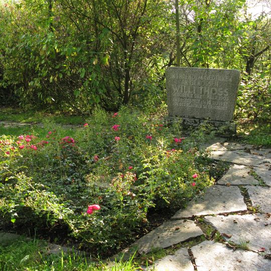 Gedenkstein für Willi Thoss Hofer Landstraße -