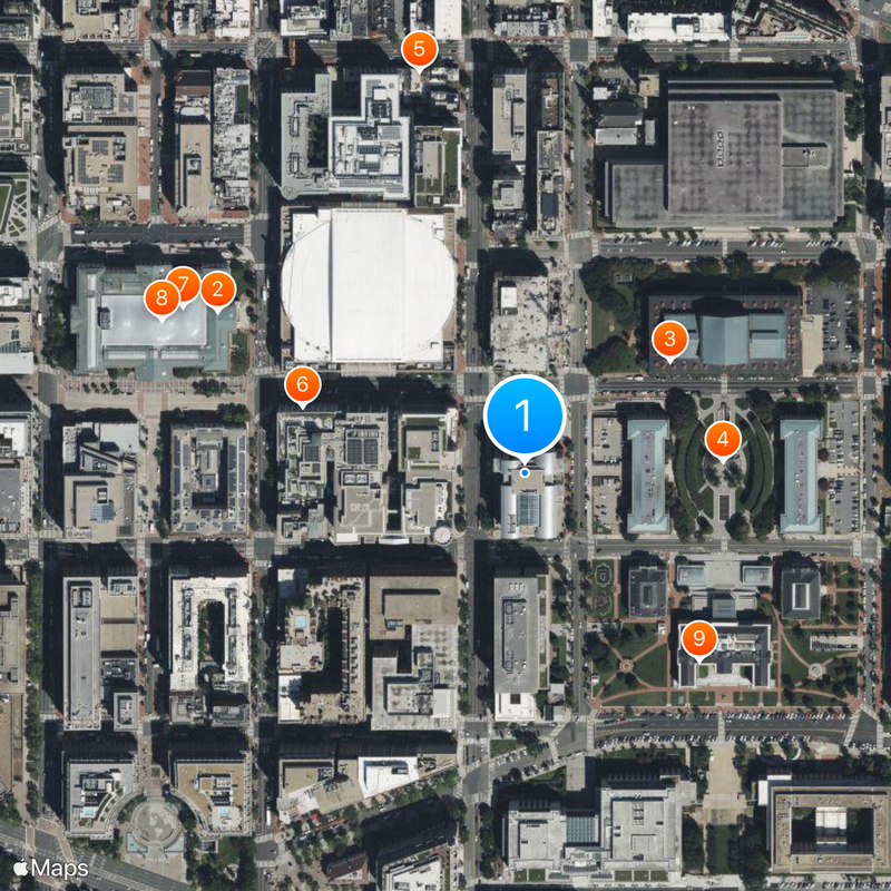 National Academies of Sciences, Engineering, and Medicine Map
