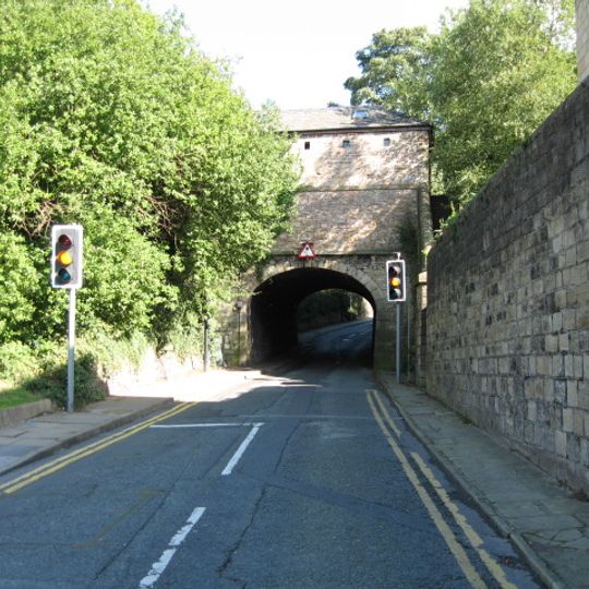 Canal aqueduct over Grimshaw Lane