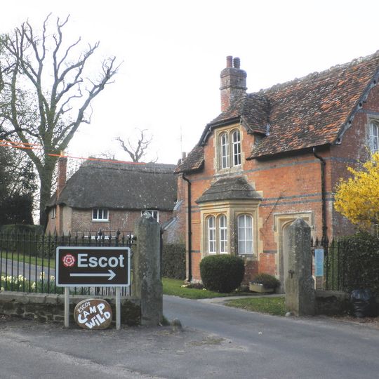 Gate Posts And Railings Approximately 4 Metres South Of Escot Front Lodge