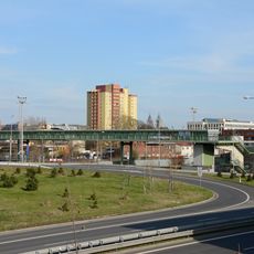 Lávka přes báňské nádraží v Ostravě