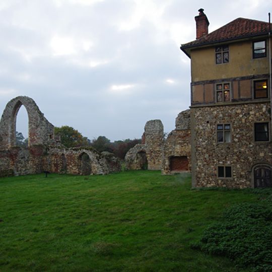 Leiston Abbey and moated site