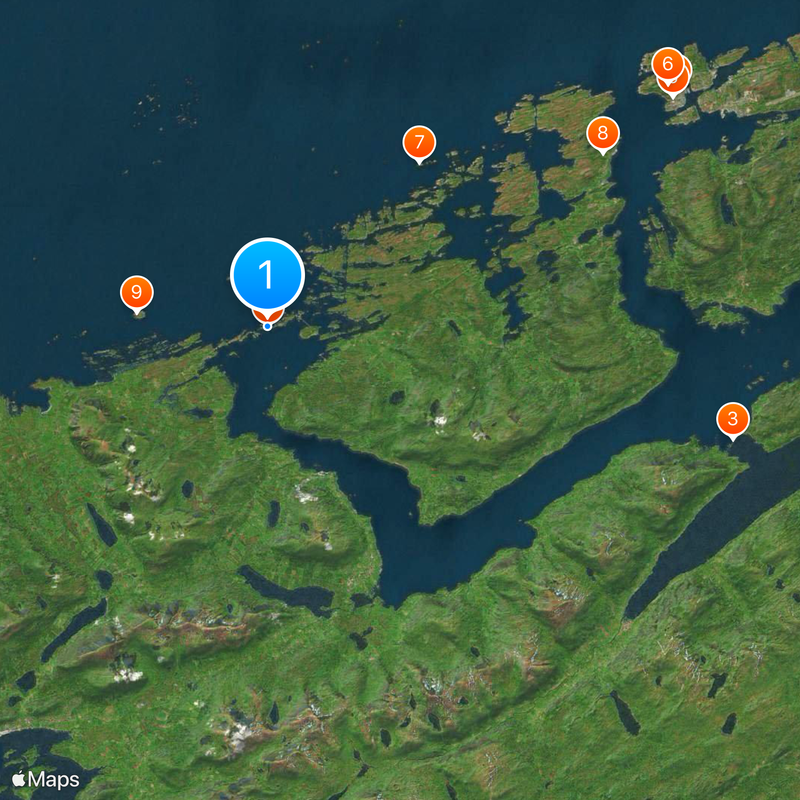 Route de l'Atlantique Carte