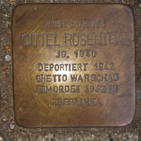 Stolperstein für Gittel  Rosenthal