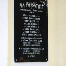 World War I memorial in Vlksice