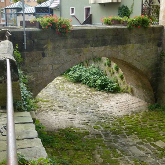 Brücke über den Uttewalder Grundbach Karl-Marx-Platz 2