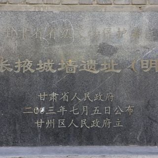 City wall of Zhangye