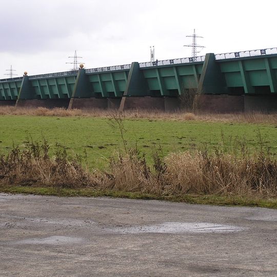 New bridge of Wasserstraßenkreuz Minden