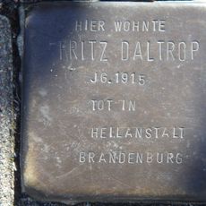 Stolperstein em memória de Fritz Daltrop