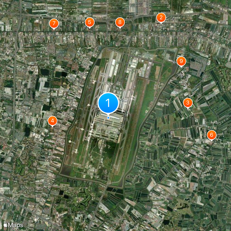 Suvarnabhumi Airport Map